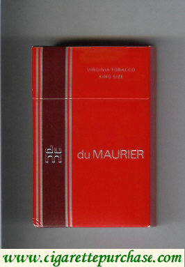 Du Maurier cigarettes hard box
